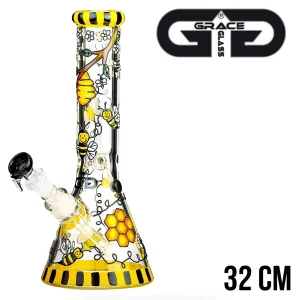 bong glass honey 32cm.webp