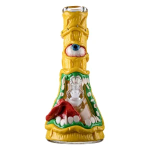 creepy yellow underwater cyclops beaker bong monster dab rig big thick.webp