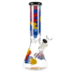 famous design papaya 12 in beaker water pipe.webp