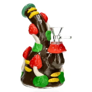 glass bong mini mushroom 17cm.webp