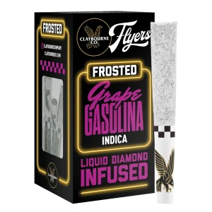 grape gasolina diamond frosted flyers pre rolls 05g x 5pk pre roll 2.webp