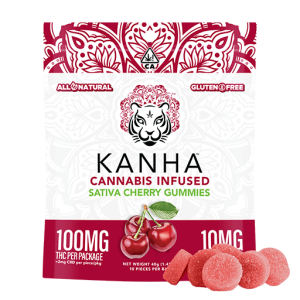 kanha cherry sativa gummies 100mg.png